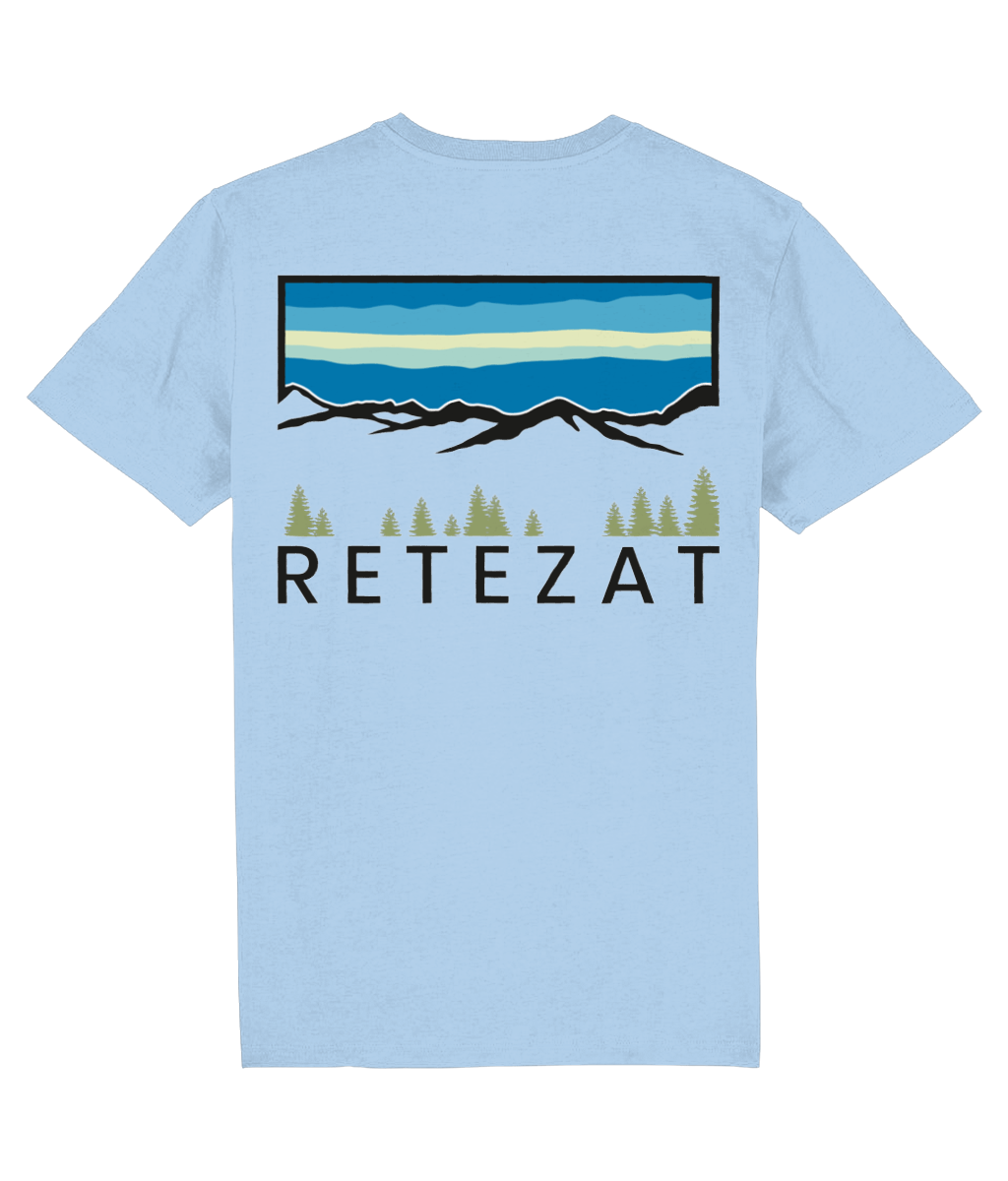 Tricou unisex relaxed fit Retezat - dark