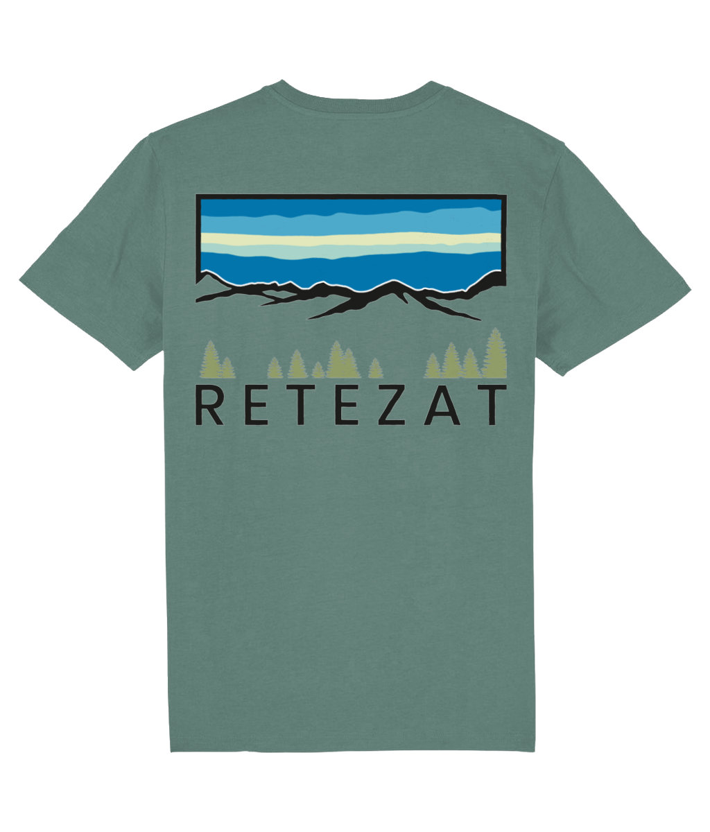 Tricou unisex relaxed fit Retezat - dark